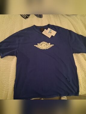 Jordan Royal Blue Short-Sleeve Logo Tee